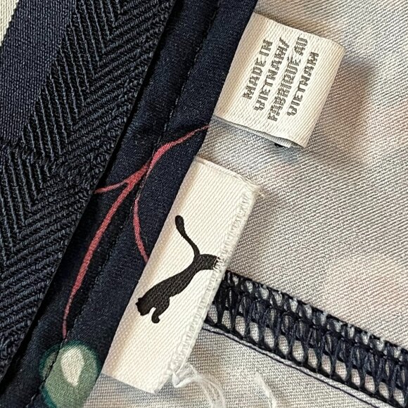 Puma X Liberty Men's Golf Shorts Performance Navy Blazer Paisley Floral Size 42 - Picture 5 of 9